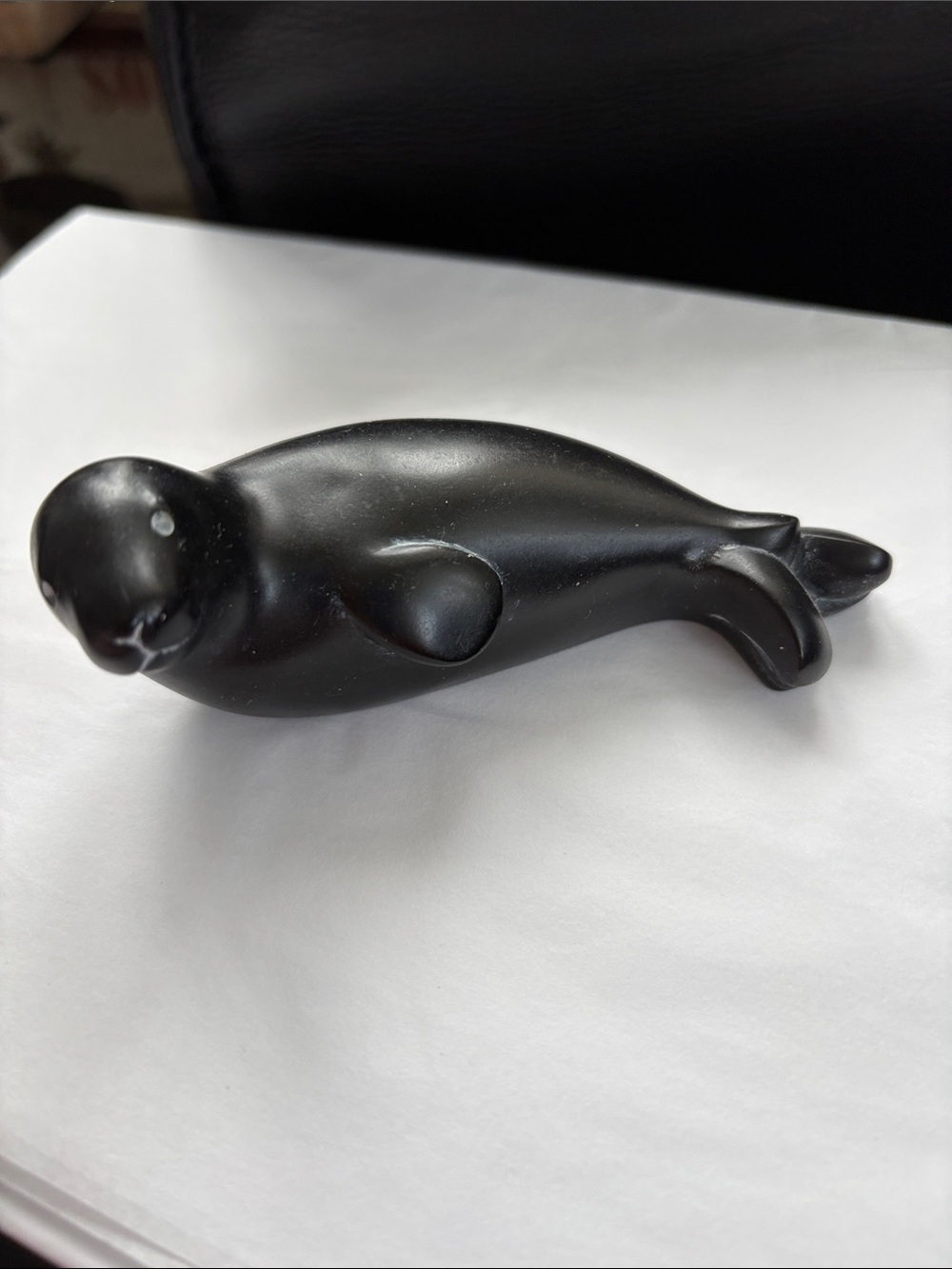 Vintage Canadian BOMA carved Natural Resin Sea Lion Haida First Nation Style - Picture 2 of 9